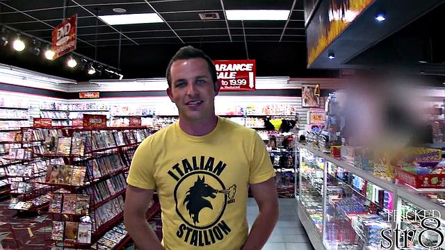 Vintage retro lip serviced by gay guy POV