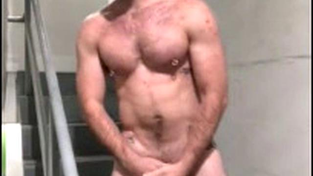 I adore masturbating on stairs