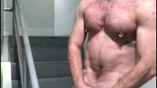 I adore masturbating on stairs