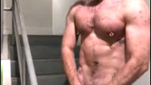 I adore masturbating on stairs