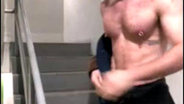 I adore masturbating on stairs