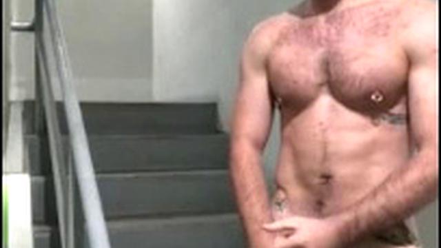 I adore masturbating on stairs