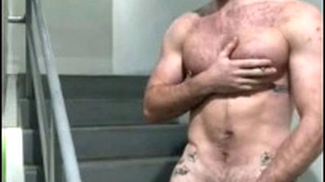 I adore masturbating on stairs