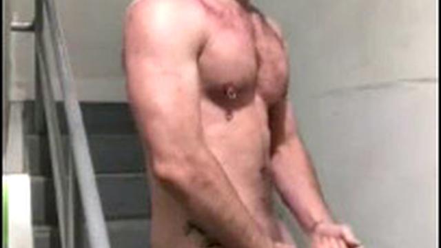 I adore masturbating on stairs