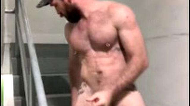 I adore masturbating on stairs