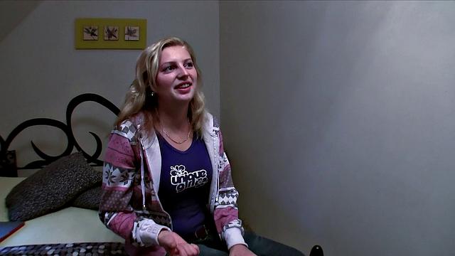 Curvy Blonde Demonstrates Her Ability To Take A Dick