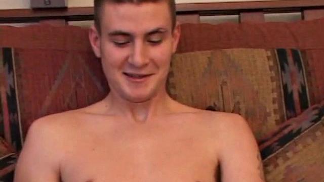 Rick is on the floor working his cock, before pulling out a stiff one. After stripping naked, he lubes his dick and starts beating off. He takes out an anal sex toy and stuffs it into his ass, as he pleasures himself.