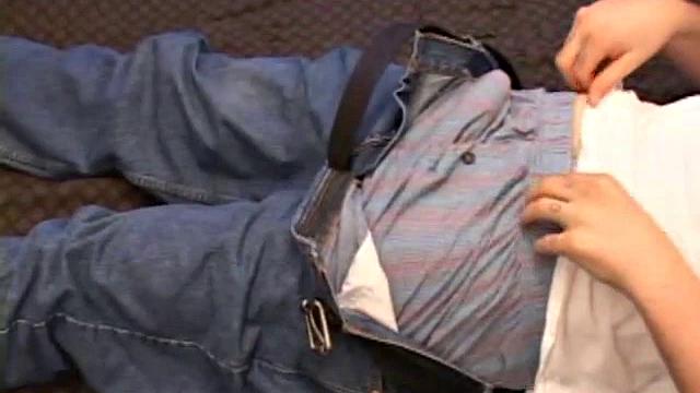 Rick is on the floor working his cock, before pulling out a stiff one. After stripping naked, he lubes his dick and starts beating off. He takes out an anal sex toy and stuffs it into his ass, as he pleasures himself.