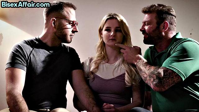 hairycunt 21yo blonde shared in 3way