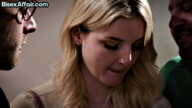 hairycunt 21yo blonde shared in 3way