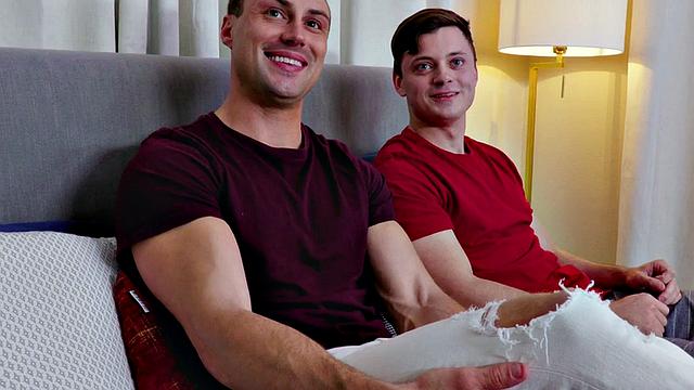 Debut athletic jock sucks and barebacks bottom at casting