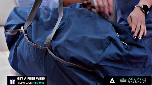 NURU MASSAGE - Sexy Masseuse Sheena Ryder Gives A Hot Massage To Married Couple