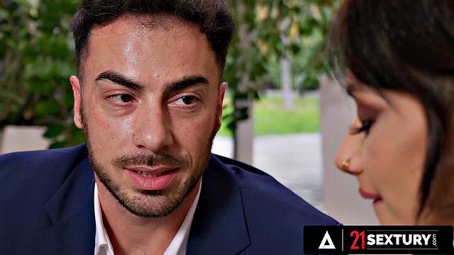 21 SEXTURY - Sexy Veronica Leal Opens Her Ass And Pussy For Hot DP Threesome With Two Big Cocks