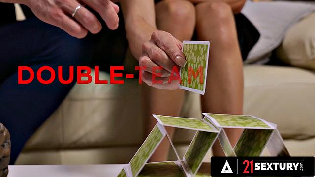 21 SEXTURY - Sexy Veronica Leal Opens Her Ass And Pussy For Hot DP Threesome With Two Big Cocks