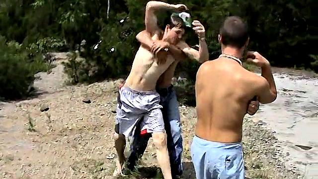 Pale Ass Gets A Spanking - Jeremiah Johnson, Devin Lee Scott & Cody Reed