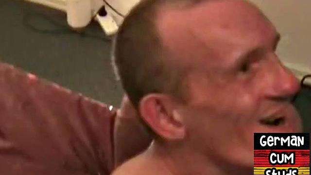 Str8 German analbanged by his lover