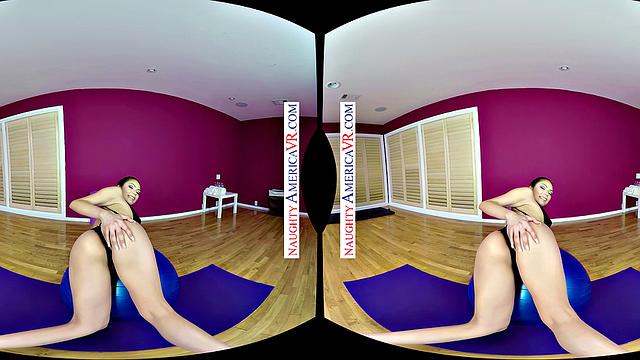 Sami Parker is ready to go after stretching out in yoga