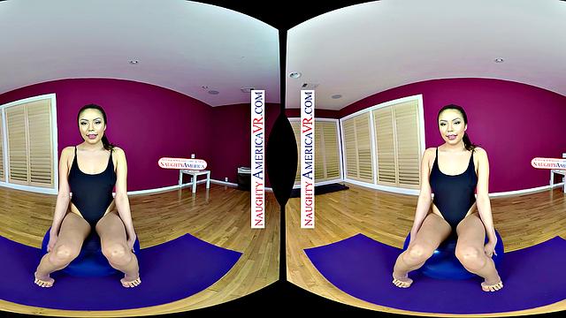 Sami Parker is ready to go after stretching out in yoga