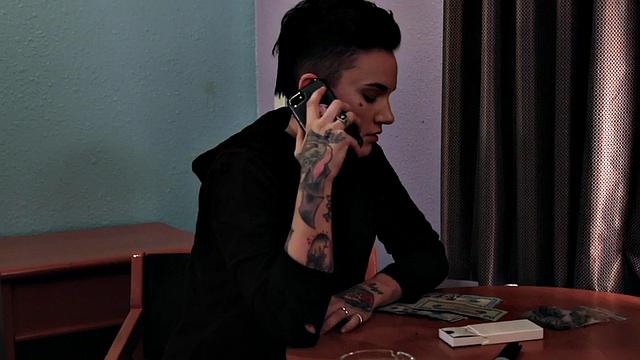 Kinky Masc Lesbian Gets Down and Dirty in the Spa with Curvy Brunette