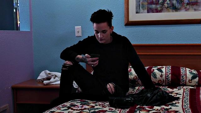 Kinky Masc Lesbian Gets Down and Dirty in the Spa with Curvy Brunette