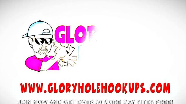 Getting Gloryhole Ass Pounding