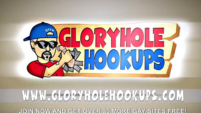 Getting Gloryhole Ass Pounding