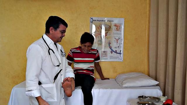 Rave just assumed that his doctor's name "Dr. Tickles" was a peculiar name. But little did he know that his kinky doctor also has a method of treating his young Asian twink patients.