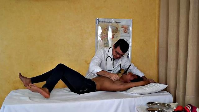 Rave just assumed that his doctor's name "Dr. Tickles" was a peculiar name. But little did he know that his kinky doctor also has a method of treating his young Asian twink patients.