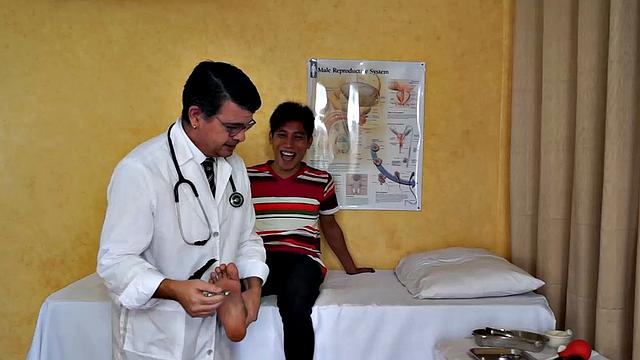 Rave just assumed that his doctor's name "Dr. Tickles" was a peculiar name. But little did he know that his kinky doctor also has a method of treating his young Asian twink patients.