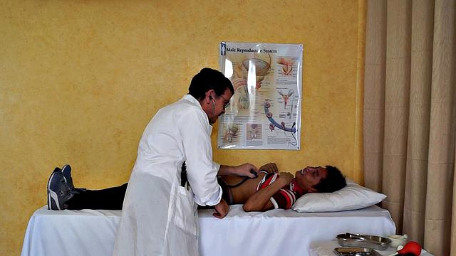 Rave just assumed that his doctor's name "Dr. Tickles" was a peculiar name. But little did he know that his kinky doctor also has a method of treating his young Asian twink patients.