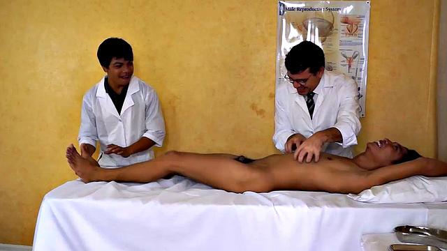 Rave just assumed that his doctor's name "Dr. Tickles" was a peculiar name. But little did he know that his kinky doctor also has a method of treating his young Asian twink patients.