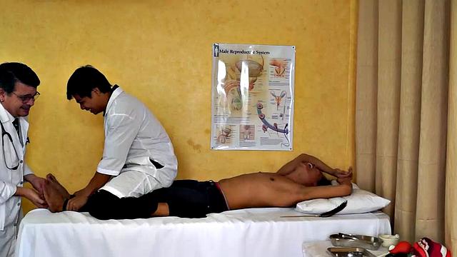 Rave just assumed that his doctor's name "Dr. Tickles" was a peculiar name. But little did he know that his kinky doctor also has a method of treating his young Asian twink patients.