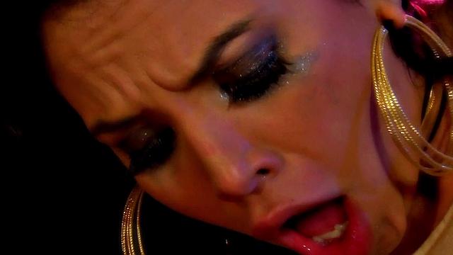 BFF's lesbian cutie gets kinky with scissors & pussy play