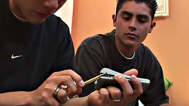 Amateur Latin twink gets fucked at home by BF with cumshot