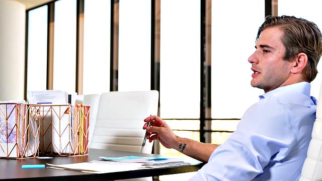 Super sexy Catalina Ossa gets a huge workload off by seducing coworker and giving up some juicy Latina ass