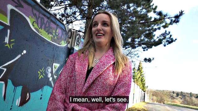 Cash for BJ: POV sex with a hot babe for some quick cash