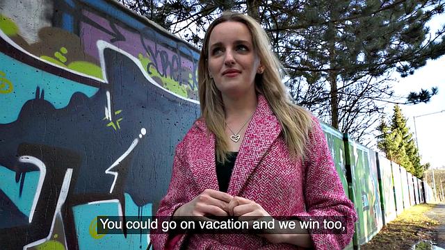 Cash for BJ: POV sex with a hot babe for some quick cash