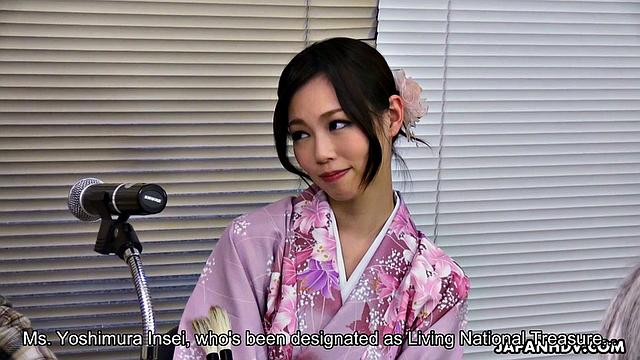 Misaki Yoshimura's interview turns into orgy as she fuckd the reporters