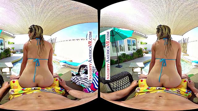 Your woman's friend Aubrey Sinclair shows you how fantastic her juicy bubble