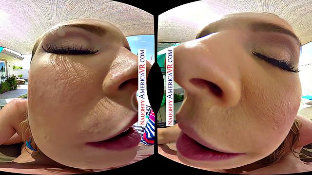 Your woman's friend Aubrey Sinclair shows you how fantastic her juicy bubble