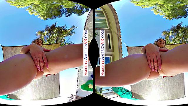 Your woman's friend Aubrey Sinclair shows you how fantastic her juicy bubble