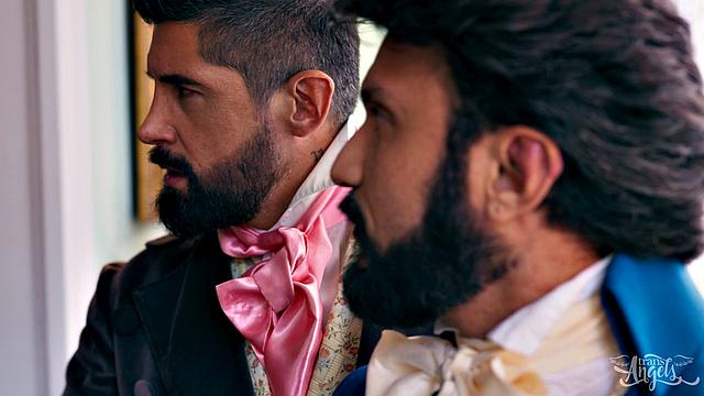 babi honey seduces the viscount in a wild shemale encounter with deepthroat and hard anal