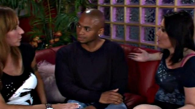 SPH mistresses in interracial trio during domination