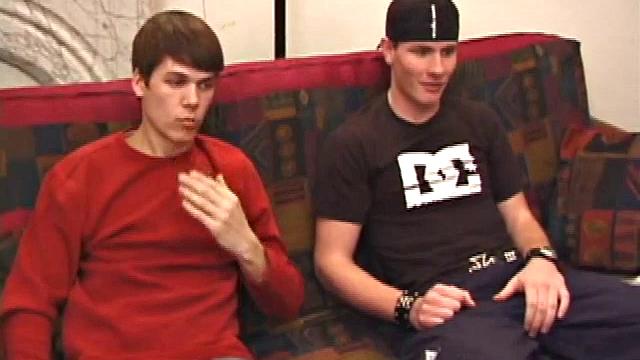 In this scene, Matthew Matters plays with straight boy Preston, who has only tested the waters with one other guy. After some cock sucking, the straight boy lets Matthew fuck his virgin ass.