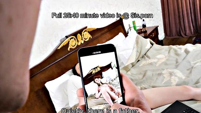 SISPORN. Solo fun turns into making it with stepbro for Russian.