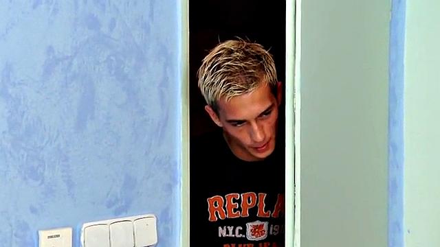 Strapon babes back loser guy