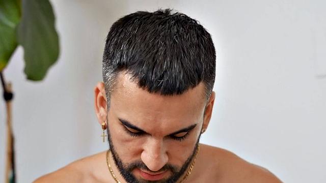 Eager jock wanks cock till cumshot after interview