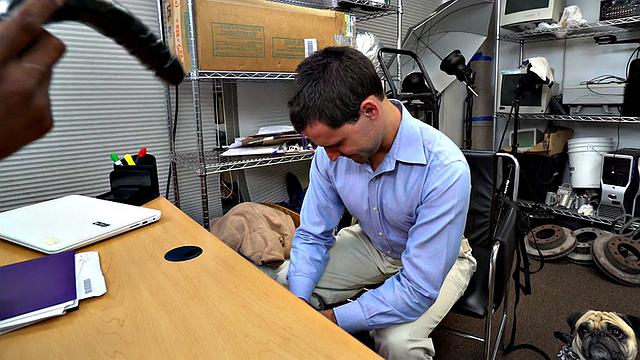 IR amateur assfucked by black cock in office till facial