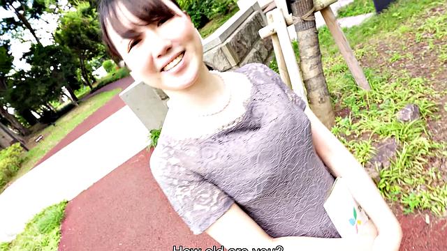 Japanese housewife has huge tits