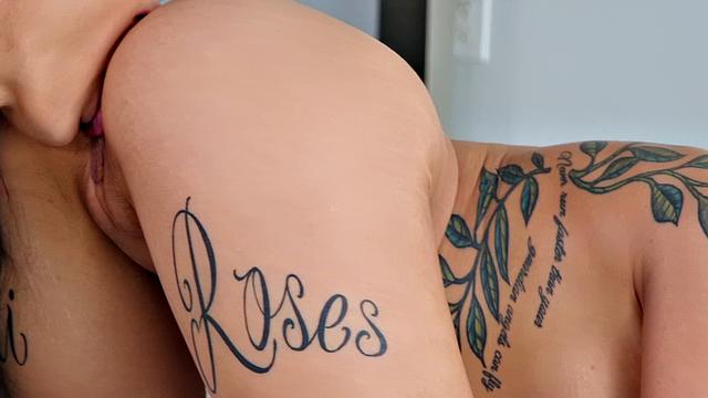 Kinky stepdaughter gets her panties sniffed while getting her pussy licked and fingered